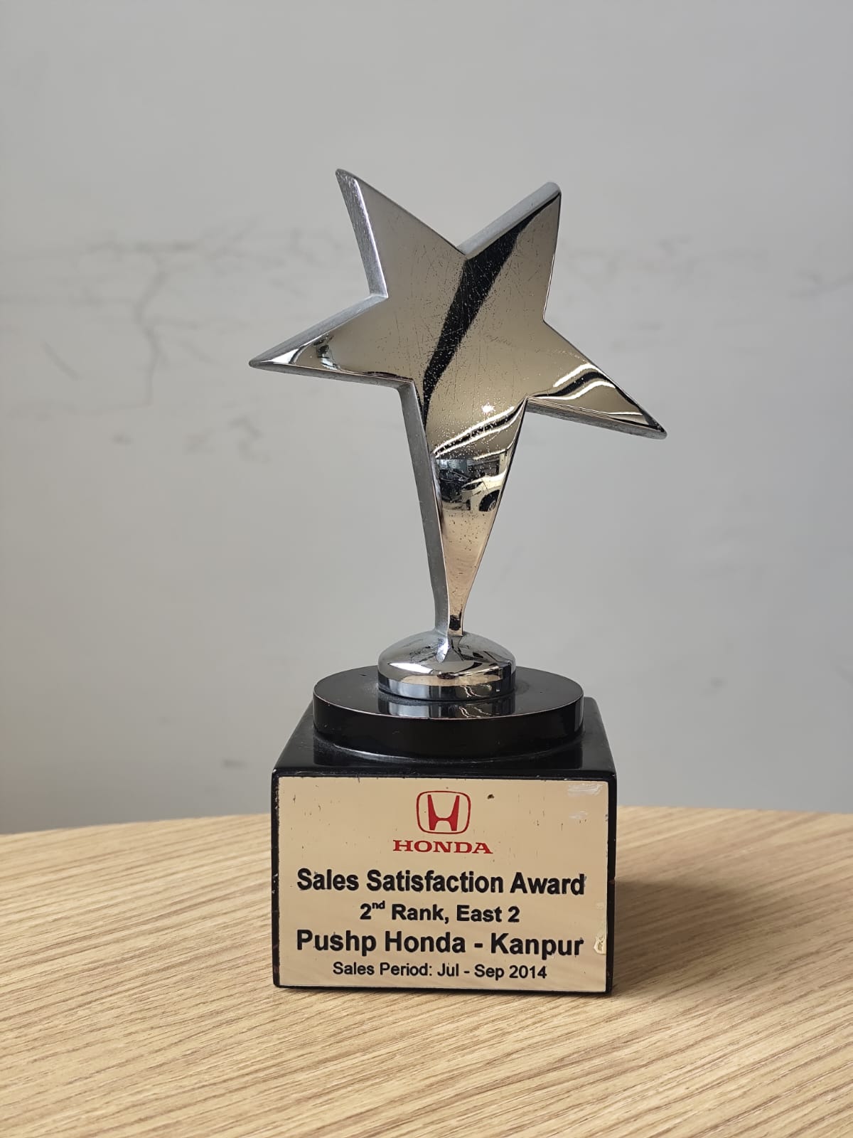 Sales Satisfaction Award